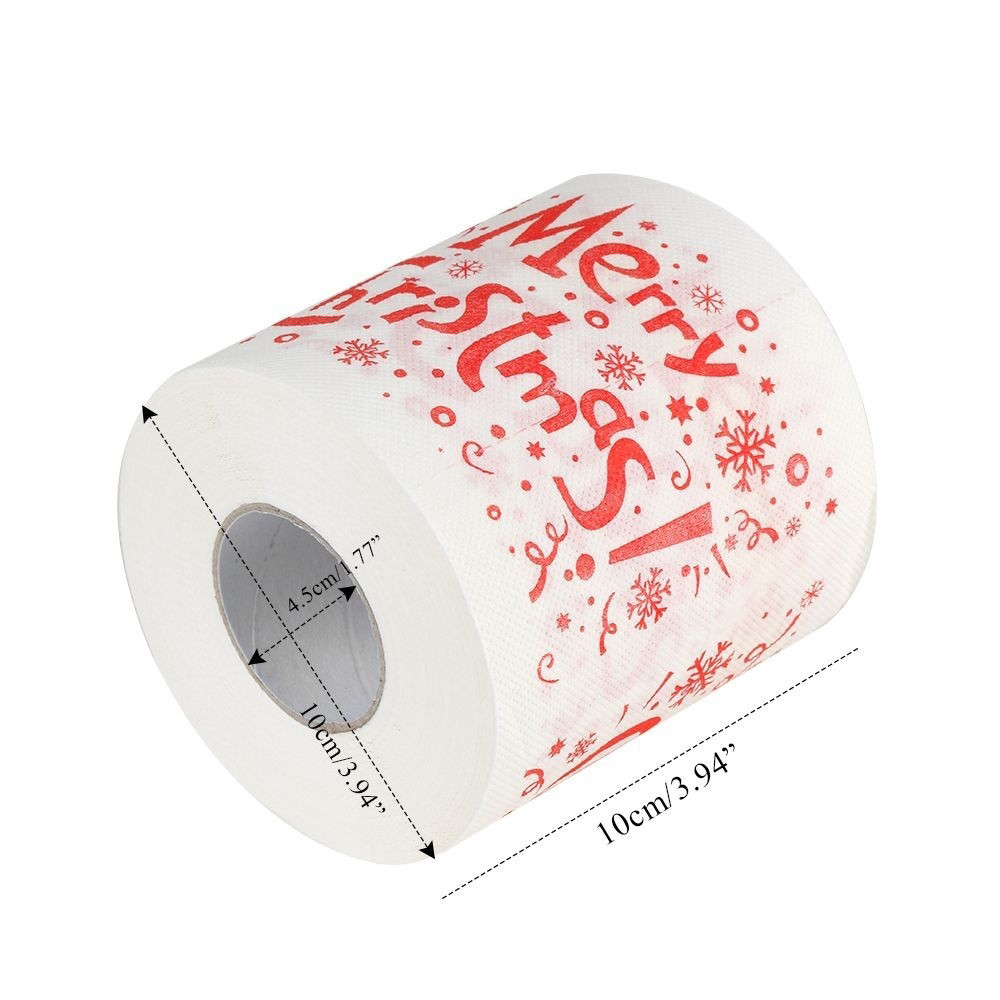 BathPaperChristmasPrintedHomeSantaClausBathToiletRollPaperChristmaXmasDecorTissue170LeavesToiletPape-1652253-8