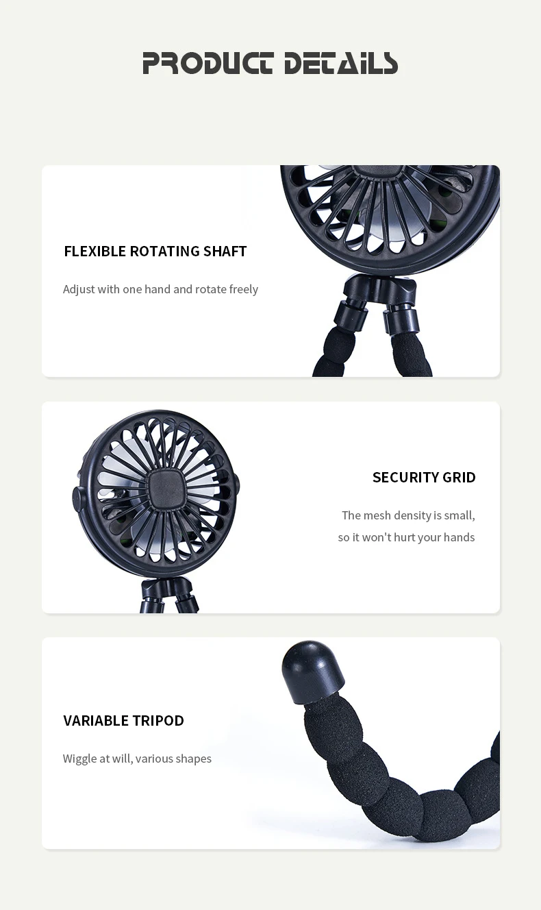 CompactPortableOctopusHandheldNightLightCoolingFan500mAhwithAccessories-2014933-15