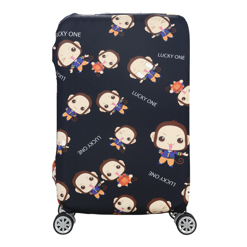 HonanaCartoonCuteAnimalElasticLuggageCoverTrolleyCaseCoverWarmTravelSuitcaseProtector-1222062-9