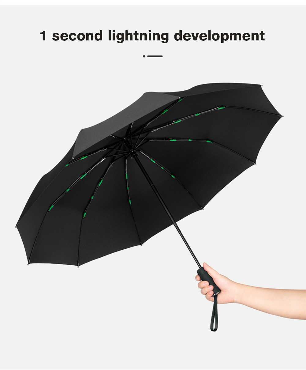 ZuoduAutomaticUmbrellaMenWomenReinforcementThickenedFoldingWaterproofAutomaticUmbrella-1902866-14