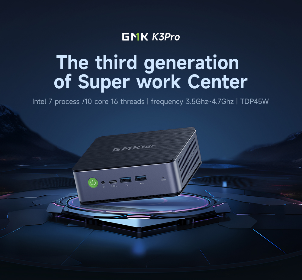 GMKTECNucBoxK3ProIntelCorei712650HMiniPC24GBLPDDR5RAM1TBSSDDecaCoreWIFI6BT52HDMIType-C4KTripleDispla-1998204-1