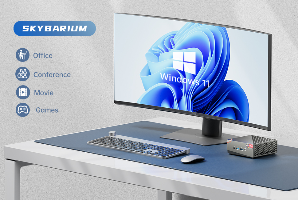 T-BAOMN56UAMDRyzen55625U8GBRAM256GBSSDWindows114KTripleOutputMiniPCWIFI61000MUSB30Type-CMiniComputer-1985876-8