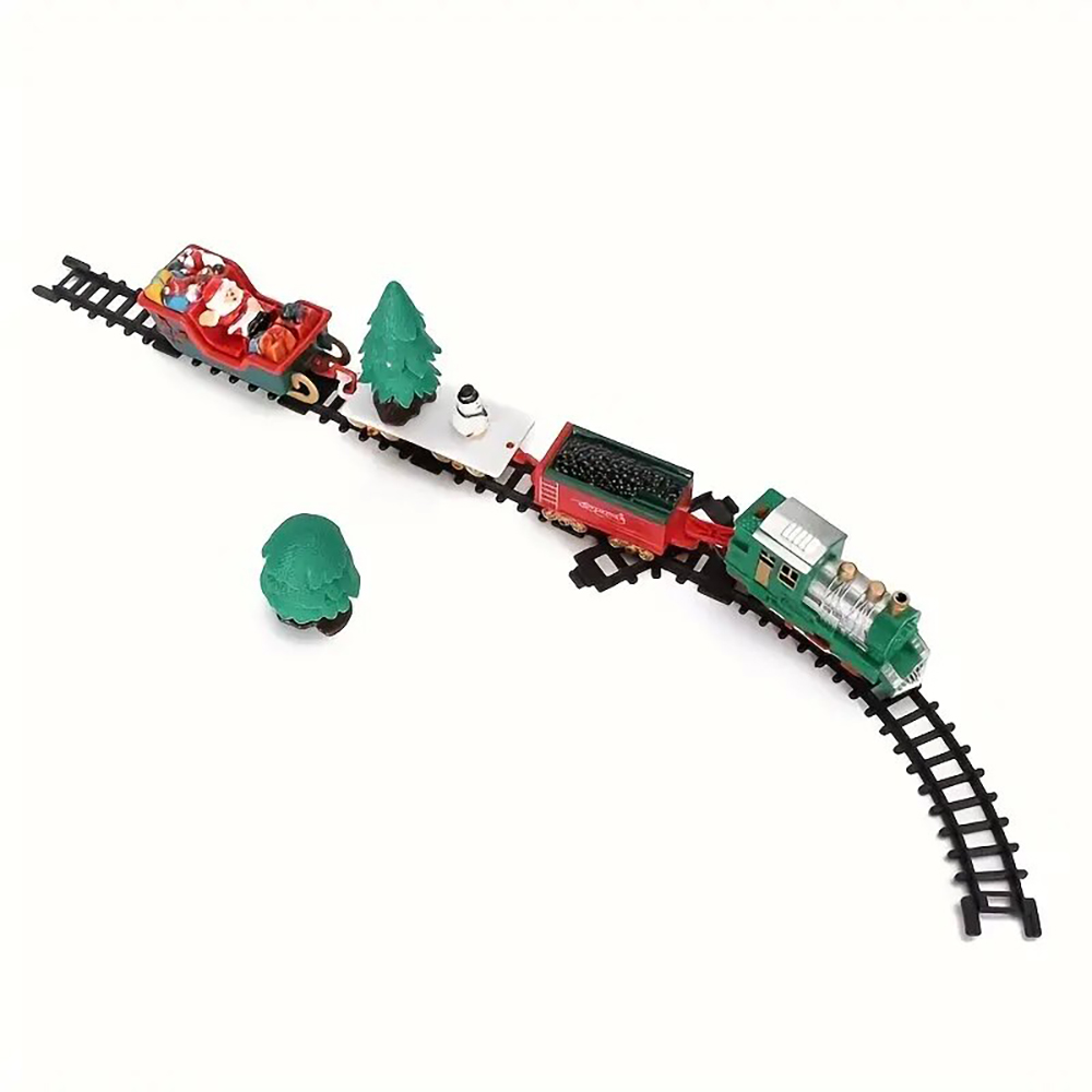 22pcsTrainToyElectricChristmasThemeDreamyMusicTrackSetChildrenEnvironmentalProtectionTrainsToysGifts-2001749-7