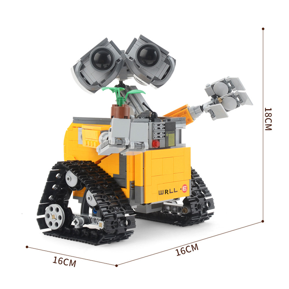 687pcsWRll-ERobot18cmBlocksToyIdeaTechnicFiguresModelBuildingKitsBlockBricksEducationalChristmasToyB-1989291-9