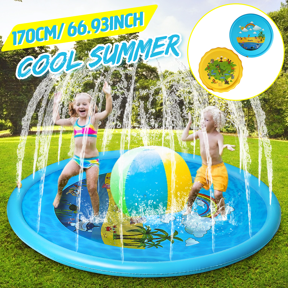 170CMGardenWaterSprayPadKidsSprinklerSplashPlayMatSummerToys-1814661-2