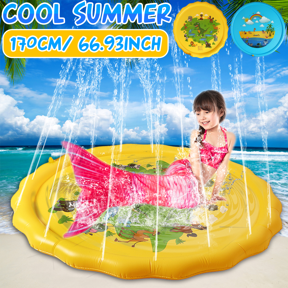 170CMGardenWaterSprayPadKidsSprinklerSplashPlayMatSummerToys-1814661-4