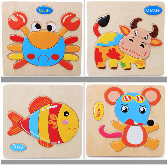 BabyKidChildrenLovelyAnimalFruitVehicleWoodenEarlyLearningEducationalPuzzleToy-983831-11