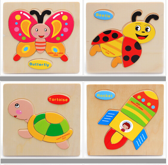 BabyKidChildrenLovelyAnimalFruitVehicleWoodenEarlyLearningEducationalPuzzleToy-983831-6