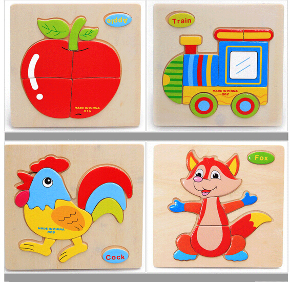 BabyKidChildrenLovelyAnimalFruitVehicleWoodenEarlyLearningEducationalPuzzleToy-983831-8