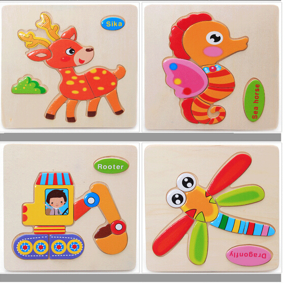 BabyKidChildrenLovelyAnimalFruitVehicleWoodenEarlyLearningEducationalPuzzleToy-983831-10