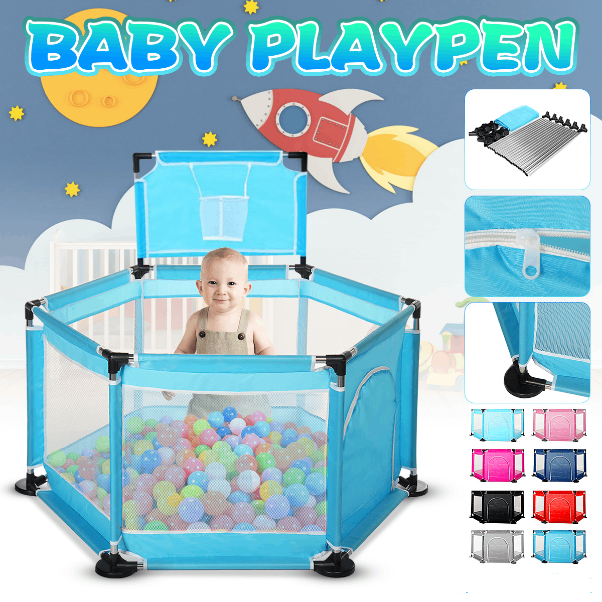 BabyPlaypenInteractiveKidsPlayPlaypenOceanBallsGamesSafetyGateBabyToddlerFence-1941468-1