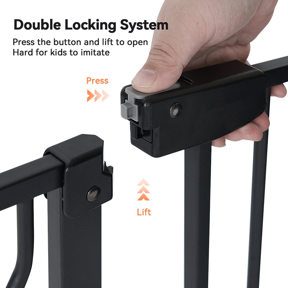 Comomy31-45ExtraWideBabyGatewithAdjustableDoorTopofStairsPetGate-1987876-4