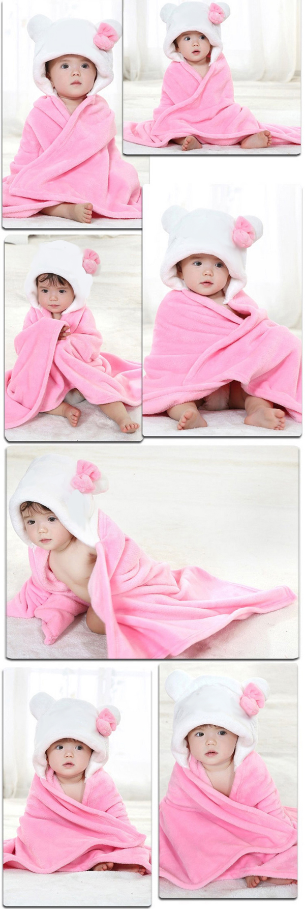 CuteAnimalCartoonBabyInfantWrapParisarcSoftFlannelBlanketQuiltBathrobe-985315-8