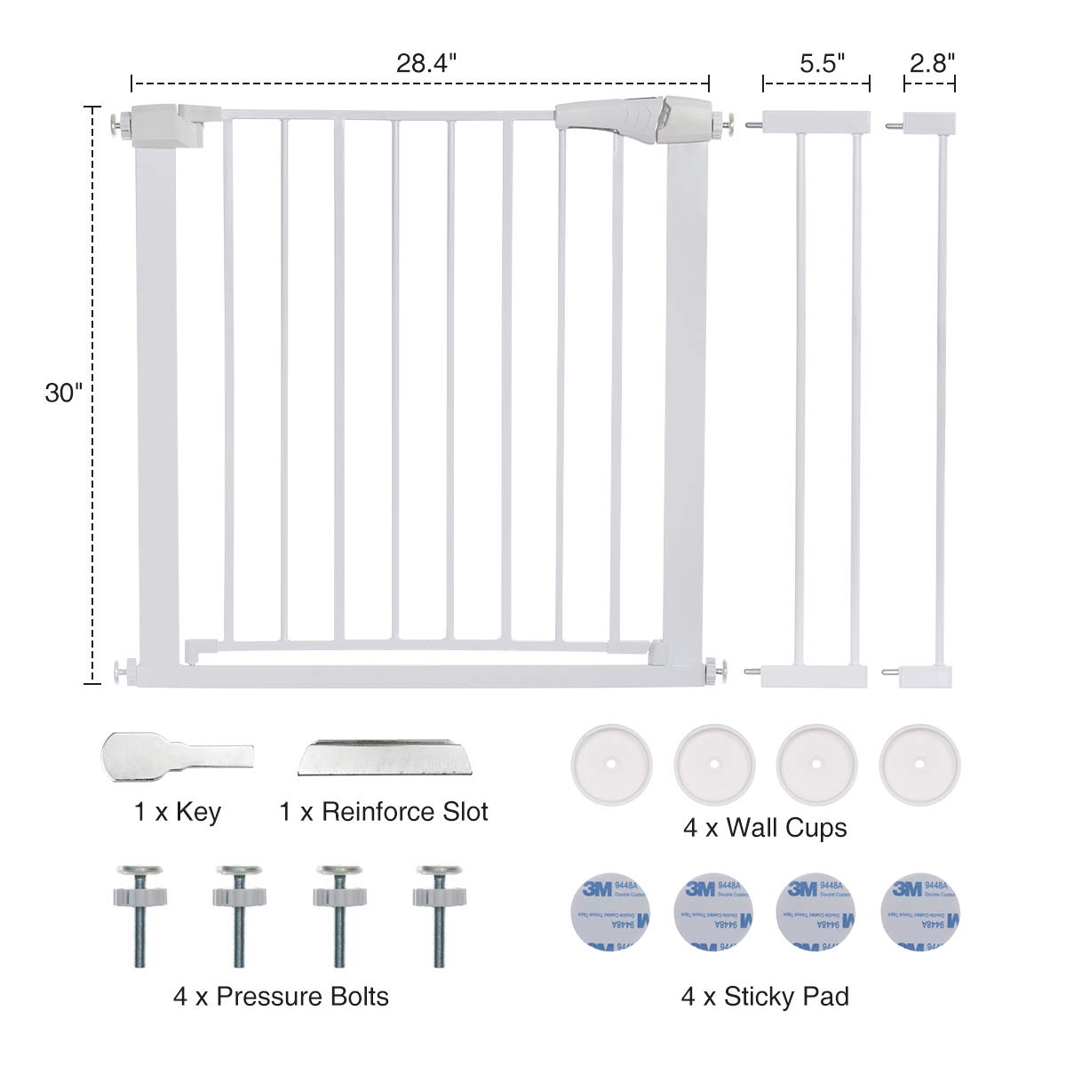 ExtraWideBabyGateBabyFencesKidsPlayGateLargePetGatewithSwingDoorForDoorwayStairs-1867395-10