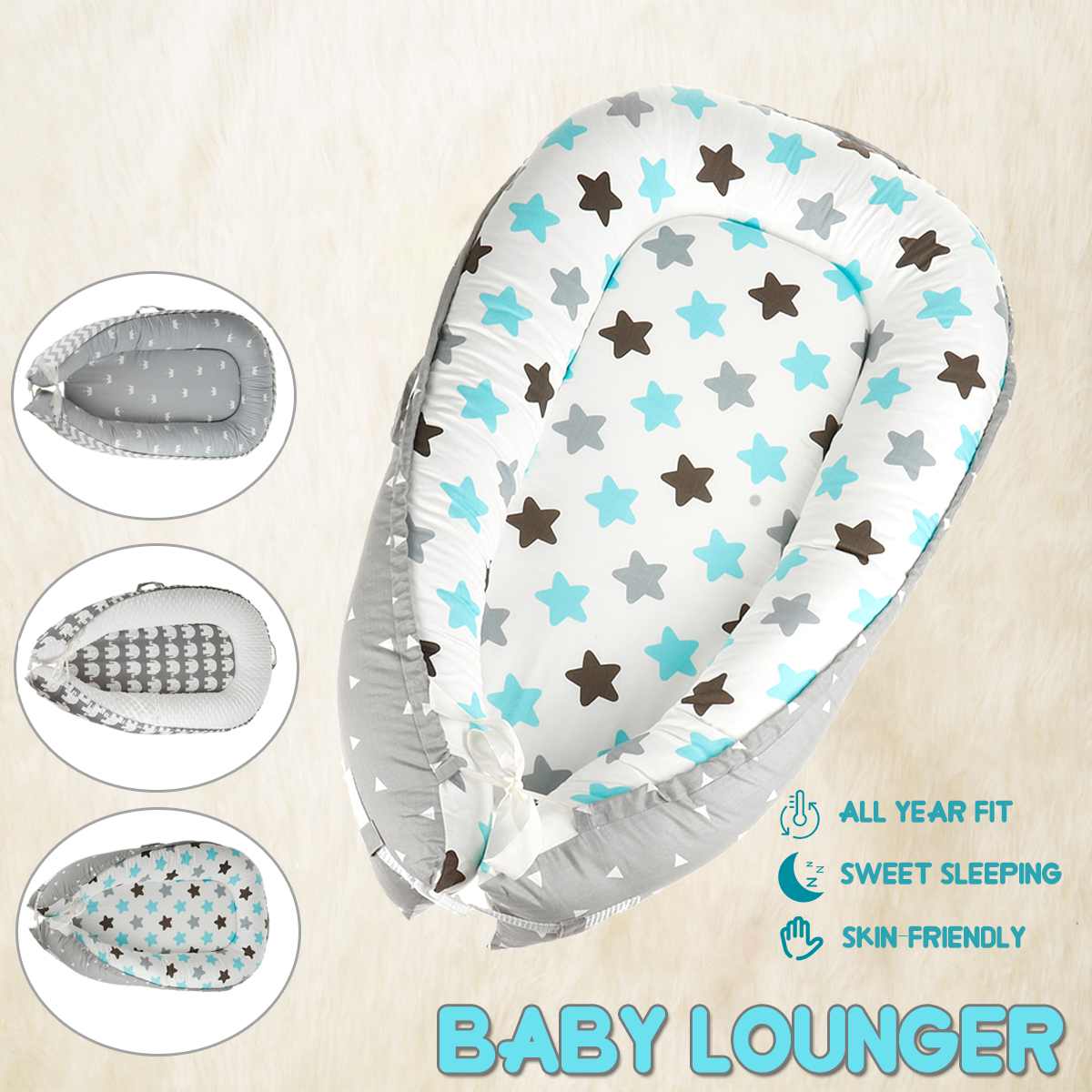 InfantSoftNewbornBabyPillowCushionLoungerPodCotBedSleepingMattre-1974147-2