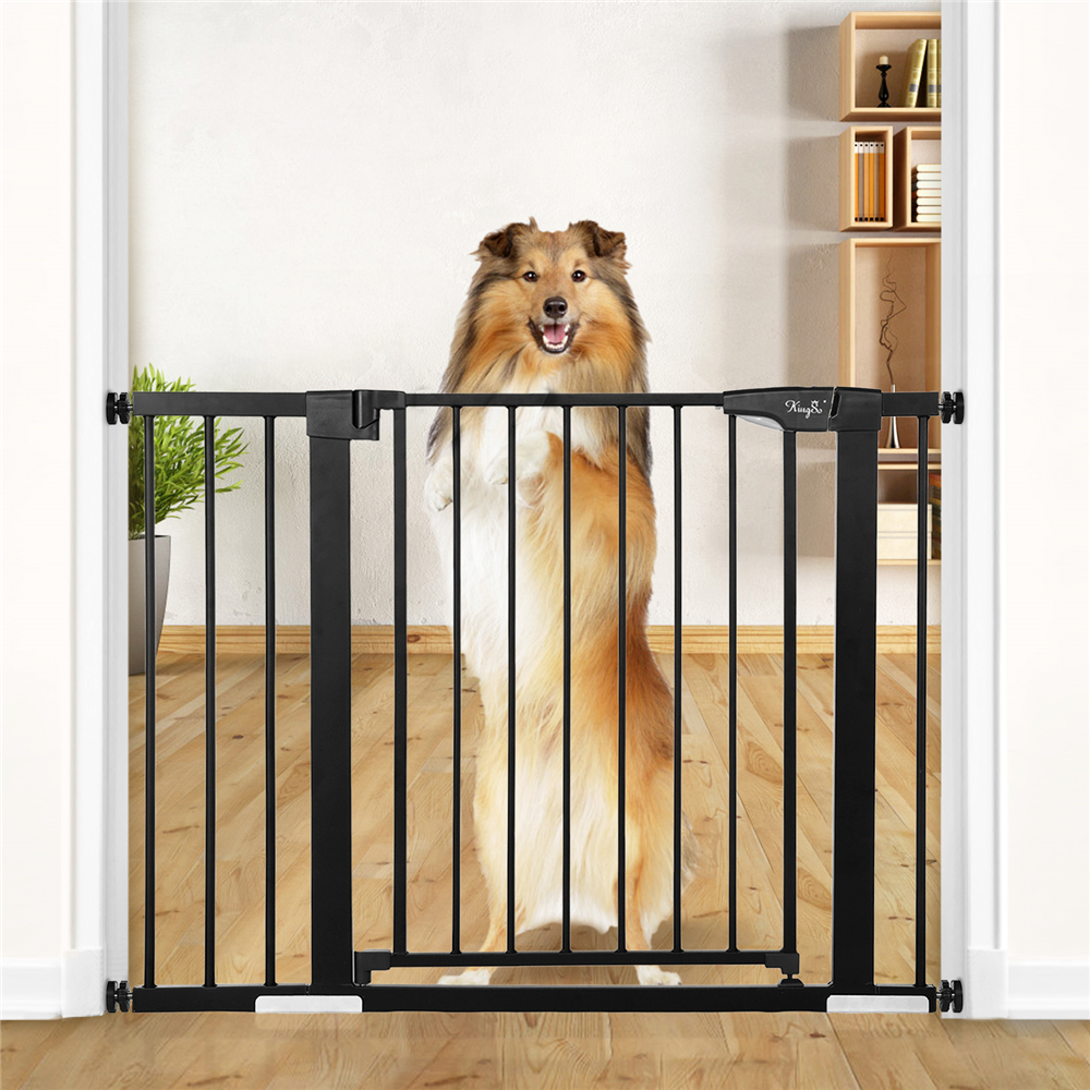 KINGSOBabyGateBabyFencesKidsPlayGateLargePetGatewithSwingDoorForDoorwayStairs-1893337-12