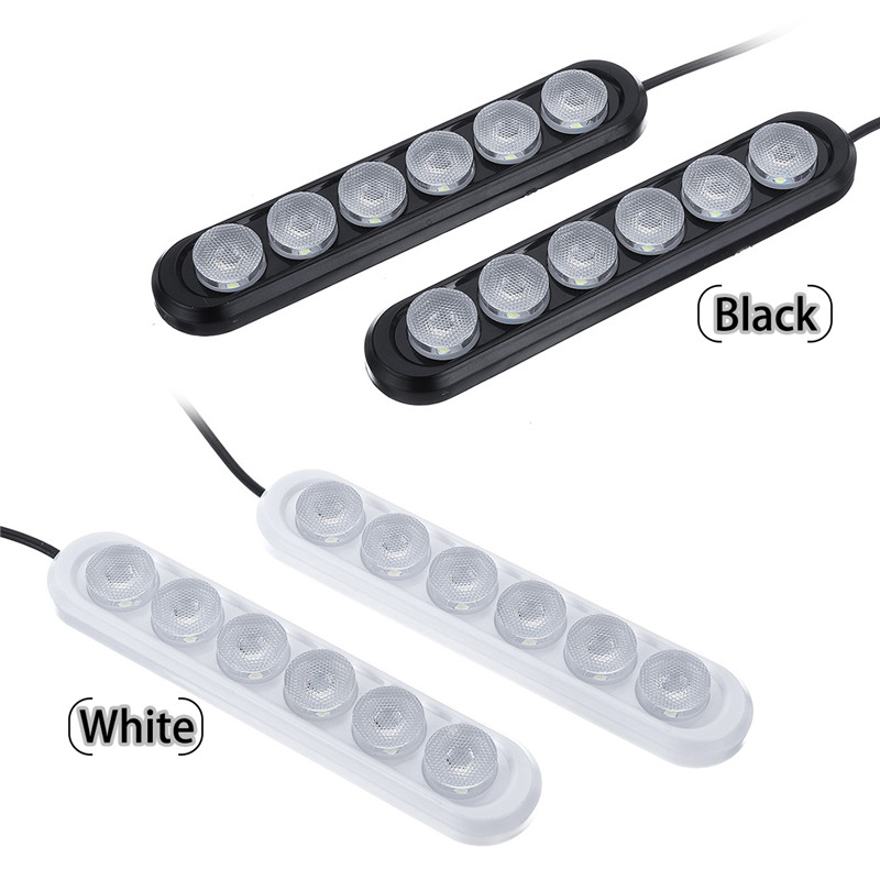 12V6LEDDRLWhiteDaytimeRunningLightsDrivingBulbsDaylightCarFogLamp-1452790-3