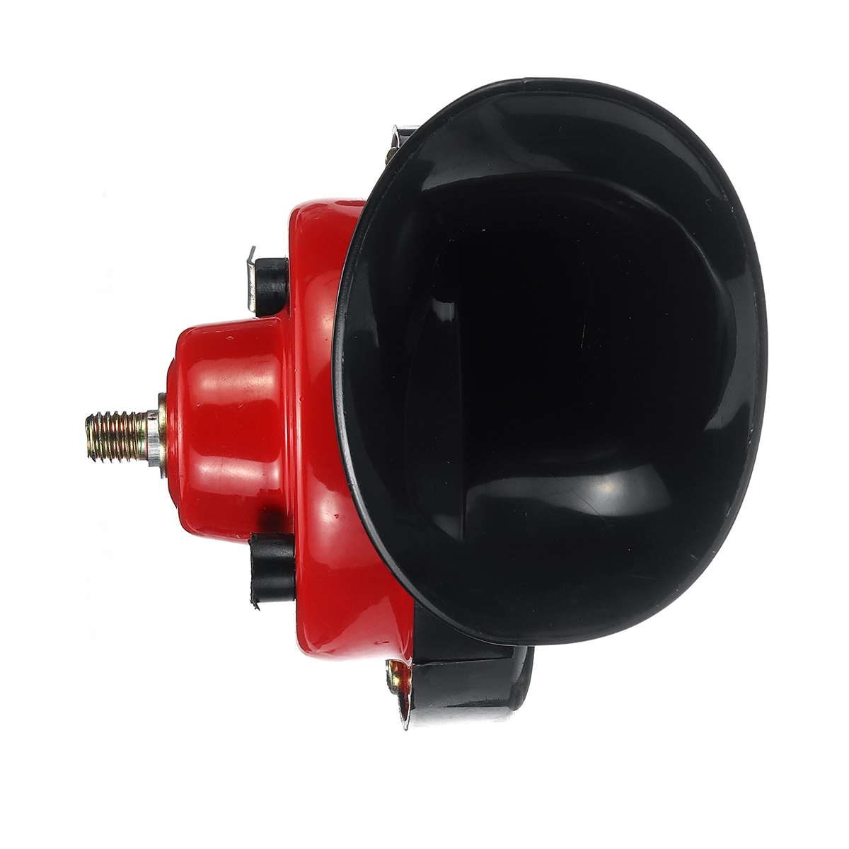 12VLoudAirHornWaterproofHighLowDualToneForMotorcycleCarVanBoatSirenTwinLorryRedBlack-1657724-7