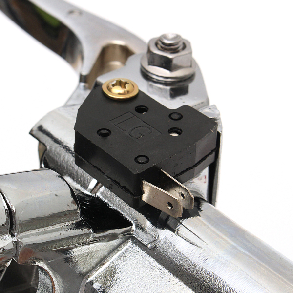 22mmMotorcycleHydraulicBrakeMasterCylinderClutchLeverChrome-1225428-4