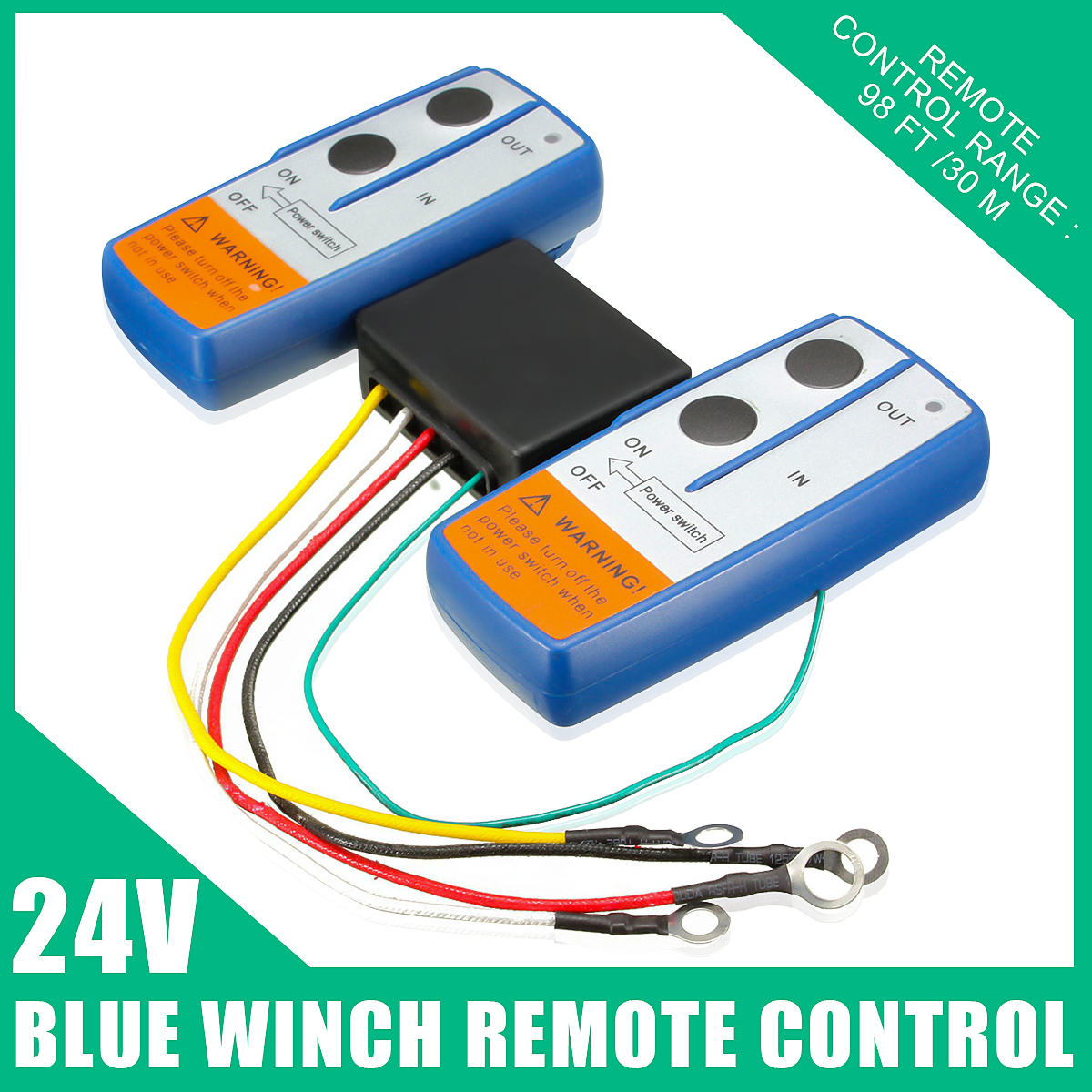 24VRecoveryElectricWinchCraneWirelessRemoteControllerforTruckATVWinch-1076584-1