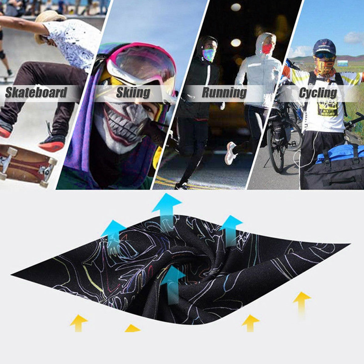 25x51cmOutdoor3DAnimalFaceNeckWarmerMaskBikerDustSunscreenHeadbandCap-1726553-7