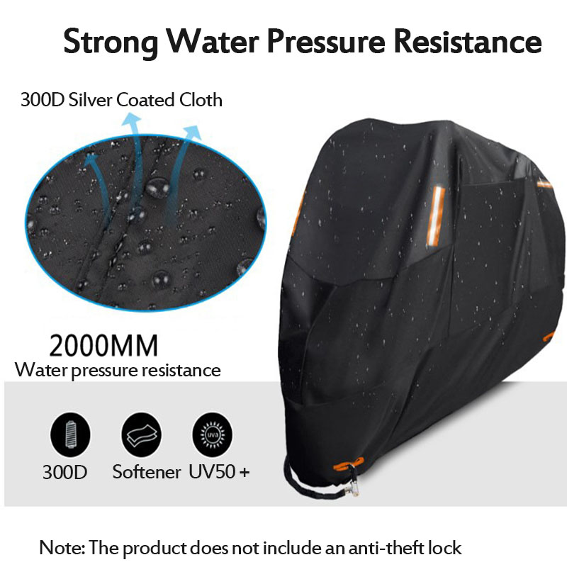 300DMotorcycleCoverWaterproofOutdoorBikeRainDustSunUVProofScooterProtector-1656840-11