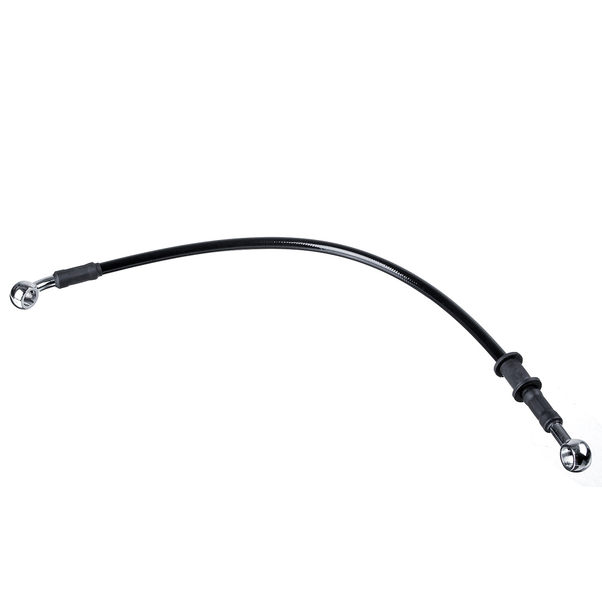30cm-220cmMotorcycleBikeBraidedBrakeClutchOilHosesLinePipeCableBlack-1665303-6