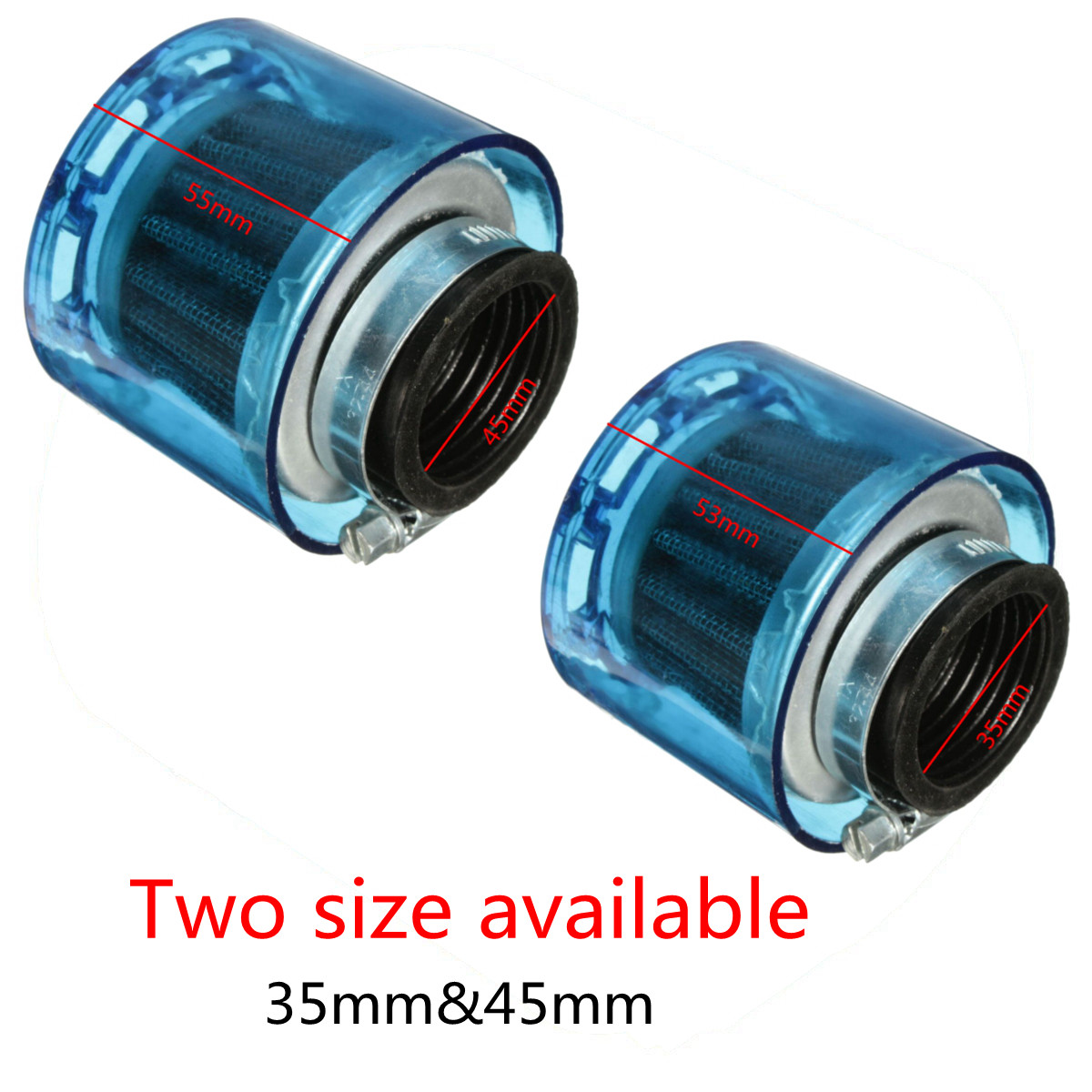 35mm45mmAirFilterSplashProofCover50cc110cc125ccMotorcycleATVPITDirtBike-1043956-1