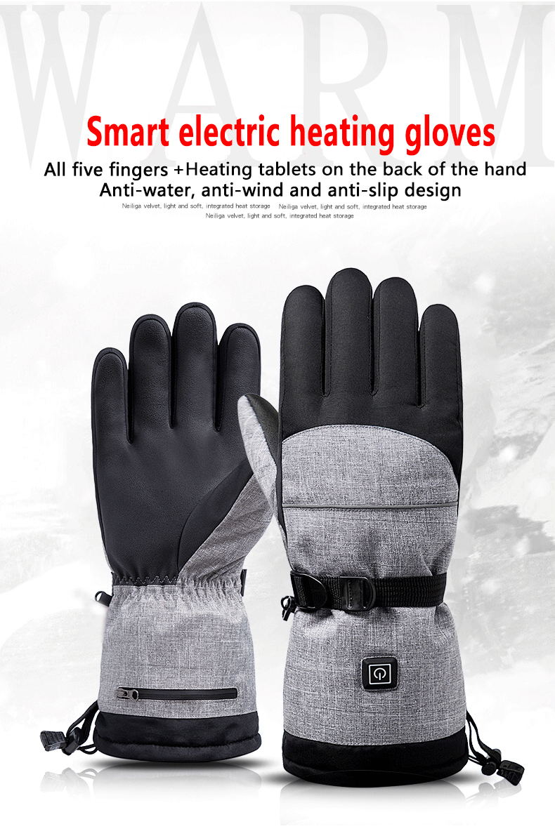 3GearTemperatureControlMotorcycleRidingGloves5000mAhBatteryWinterHeatedWarmGlovesforOutdoorSports-1998058-12