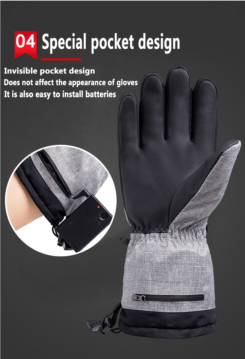 3GearTemperatureControlMotorcycleRidingGloves5000mAhBatteryWinterHeatedWarmGlovesforOutdoorSports-1998058-5