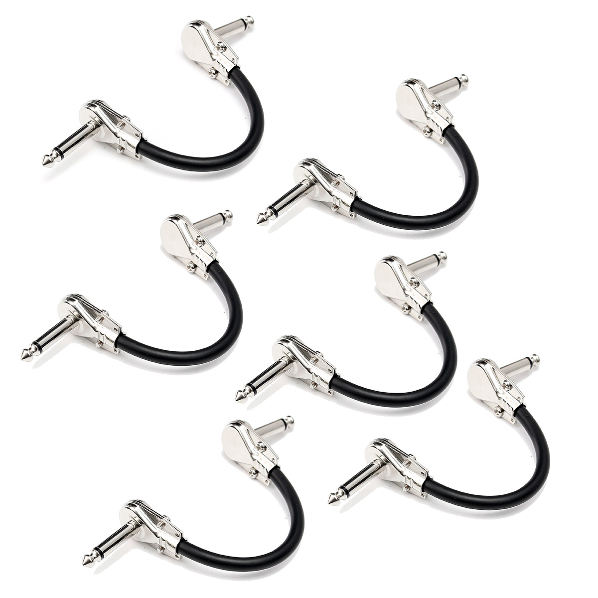 1PCLowNoiseGuitarEffectPedalBoardPatchCableCordWithRightAnglePlug-1705326-5