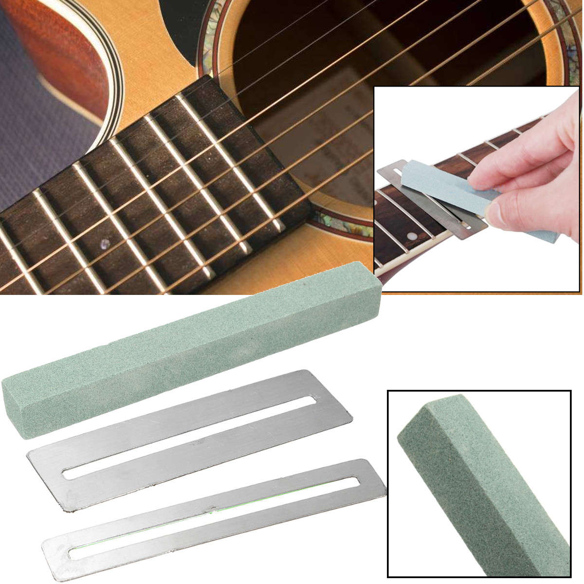 2pcsGuitarFretboardProtectorFingerboardGuardswithSanderLuthierTool-1678919-6