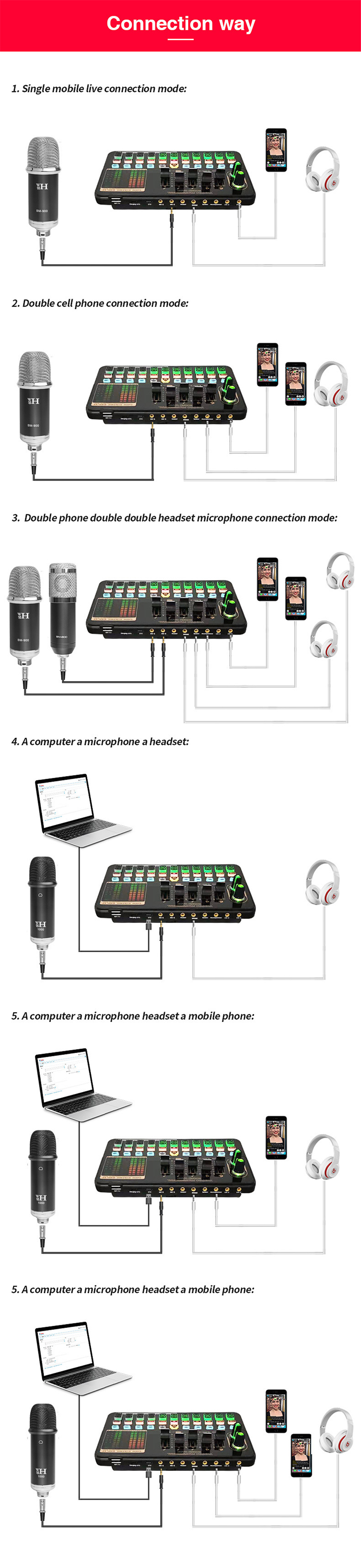 BM800CondenserMicrophoneKitProAudioStudioSoundRecordingMicrophonewithV10XPROMuti-functionalBluetooth-1980710-25