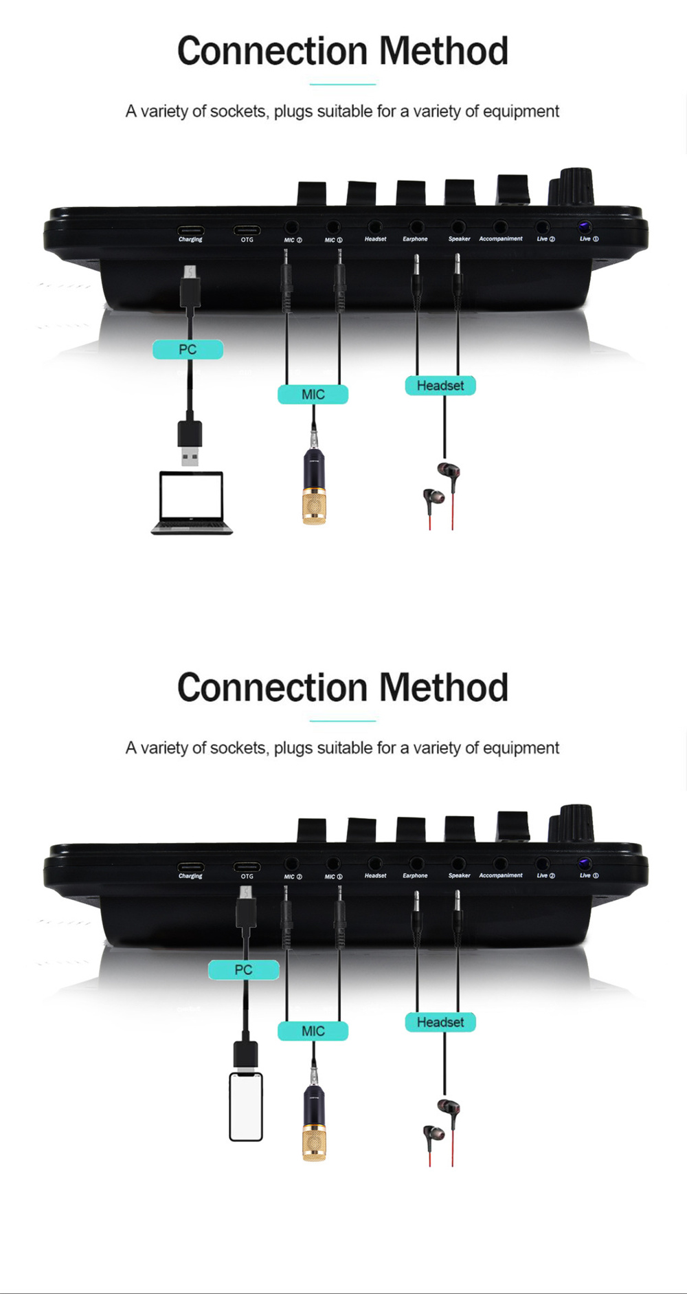 BM800CondenserMicrophoneKitProAudioStudioSoundRecordingMicrophonewithV10XPROMuti-functionalBluetooth-1980710-10