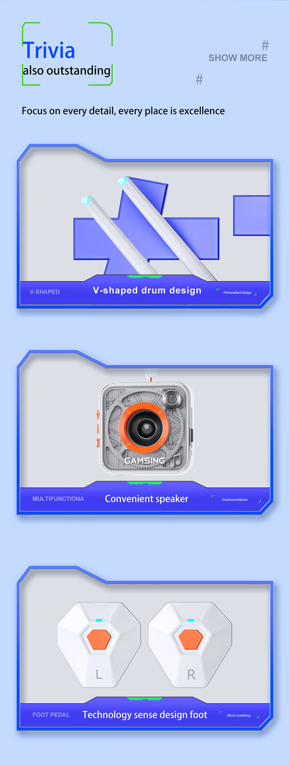 GAMSINGAirDrumPortableSmartVirtualSensingElectronicDrumsticksTrainingTool-2008218-9