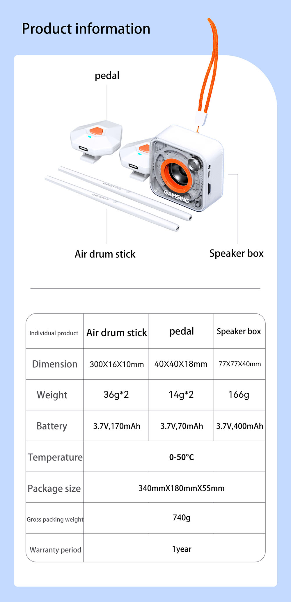 GAMSINGAirDrumPortableSmartVirtualSensingElectronicDrumsticksTrainingTool-2008218-10