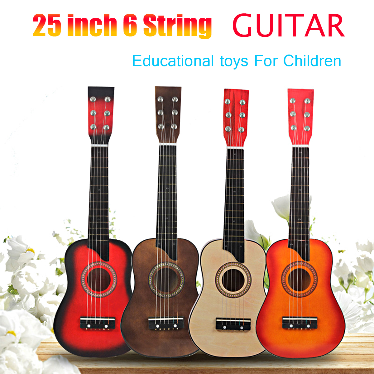 IRIN25InchBasswoodGuitarwithStringPickBagforChildrenMusicLovers-1548971-1