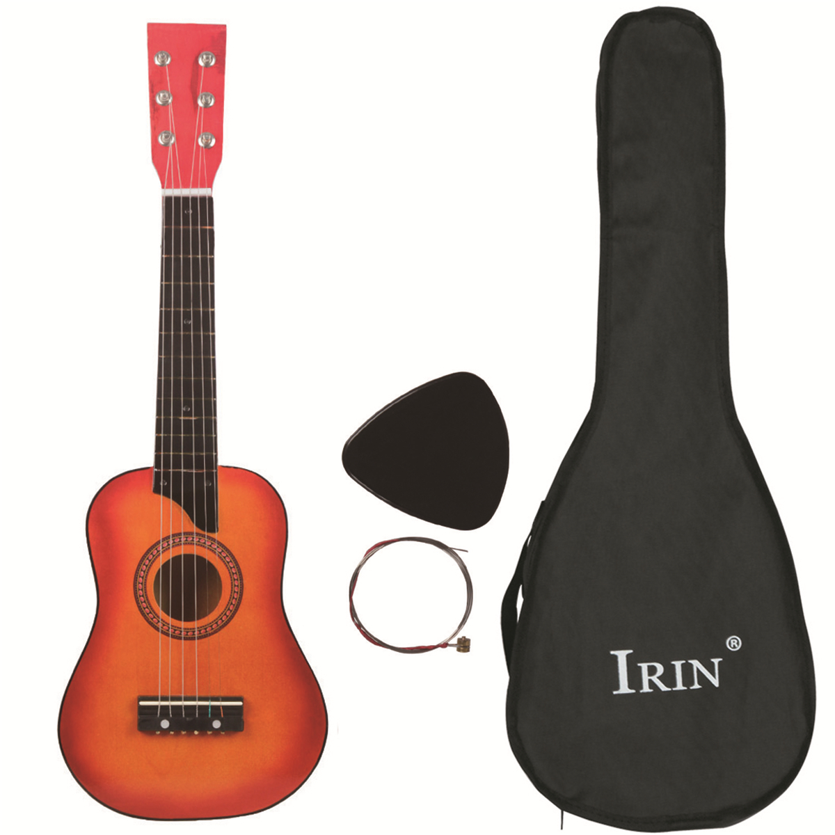 IRIN25InchBasswoodGuitarwithStringPickBagforChildrenMusicLovers-1548971-6