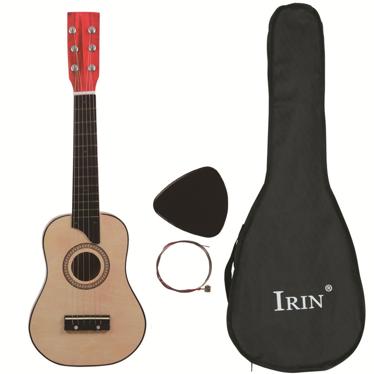 IRIN25InchBasswoodGuitarwithStringPickBagforChildrenMusicLovers-1548971-7