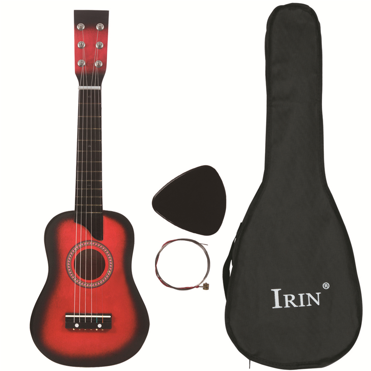 IRIN25InchBasswoodGuitarwithStringPickBagforChildrenMusicLovers-1548971-9