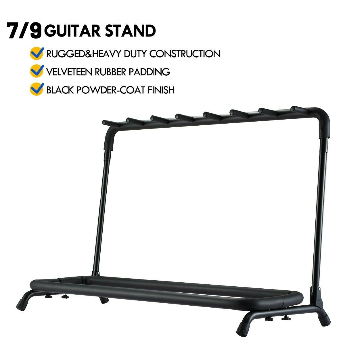 MultiGuitarStand7HolderFoldableUniversalDisplayRack-PortableBlackGuitarHolderforClassicalAcousticEle-1767240-4