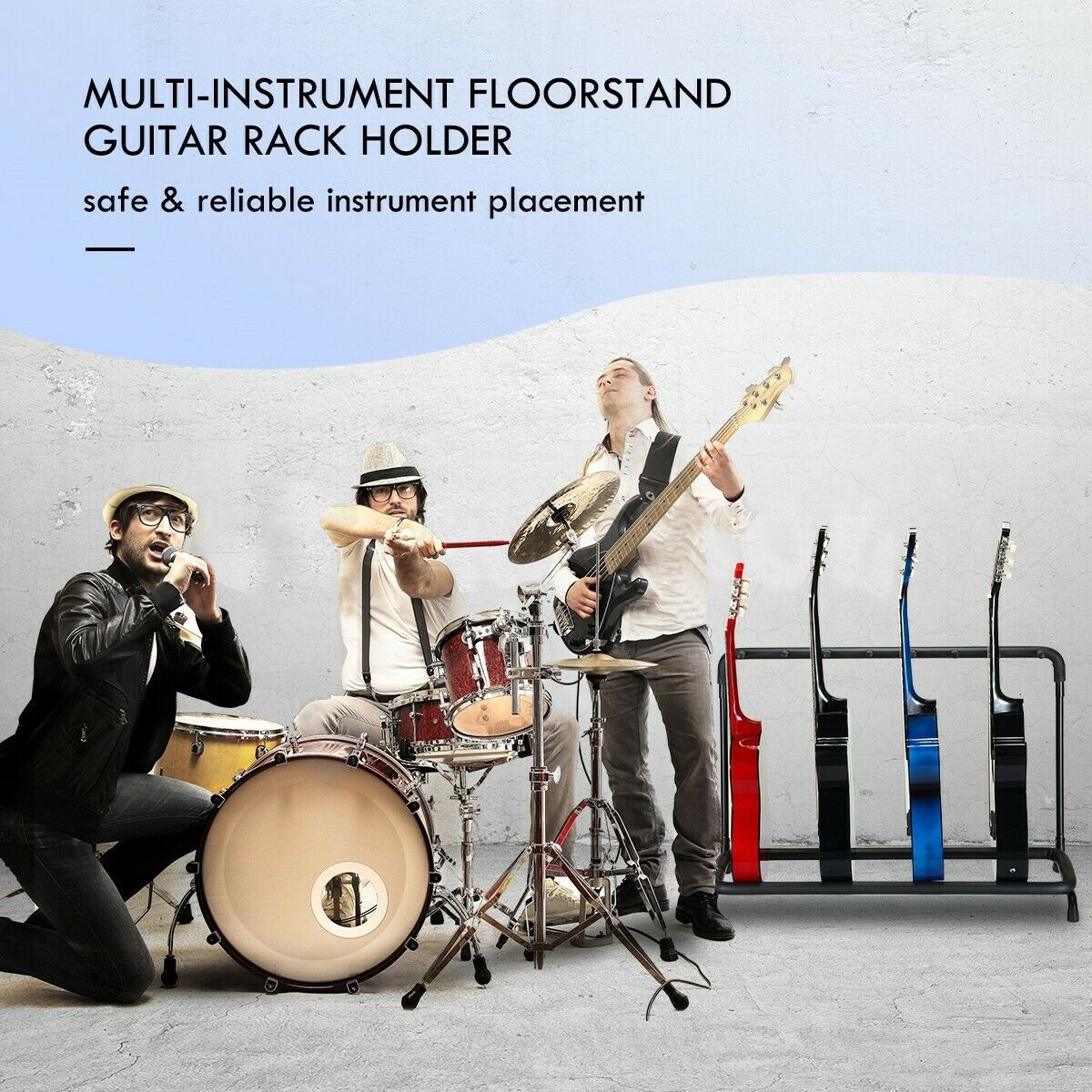 MultiGuitarStand7HolderFoldableUniversalDisplayRack-PortableBlackGuitarHolderforClassicalAcousticEle-1767240-5