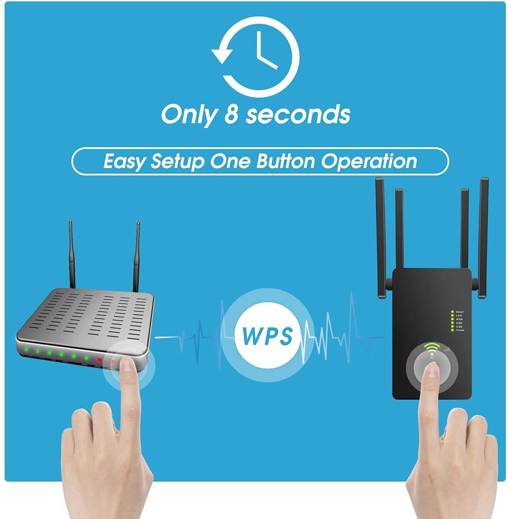 1200MDualBandWirelessAPRepeater24GHz58GHzRouterRangeExtenderWiFiAmplifierSignalExtendWiFiBooster-1742459-3