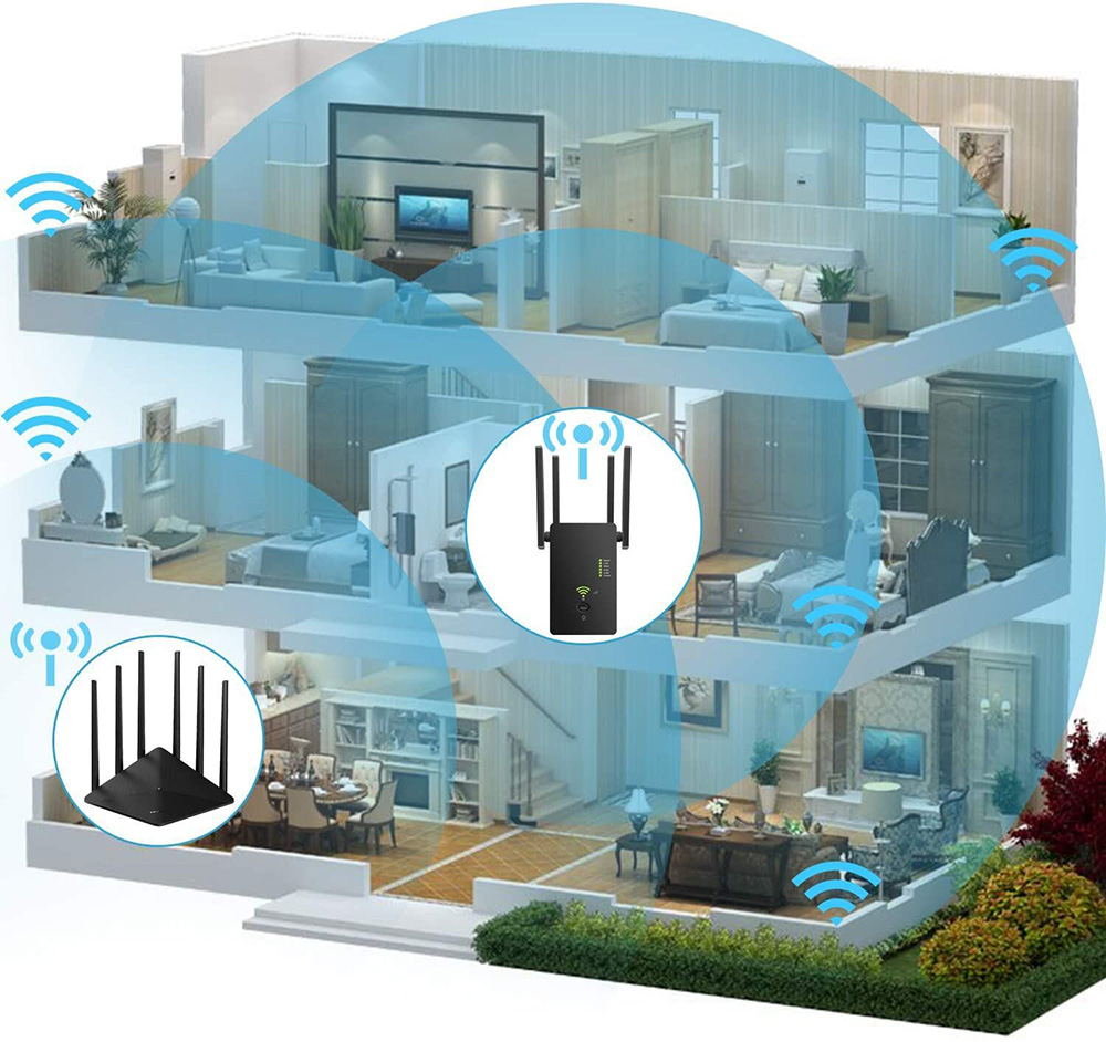 1200MDualBandWirelessAPRepeater24GHz58GHzRouterRangeExtenderWiFiAmplifierSignalExtendWiFiBooster-1742459-8