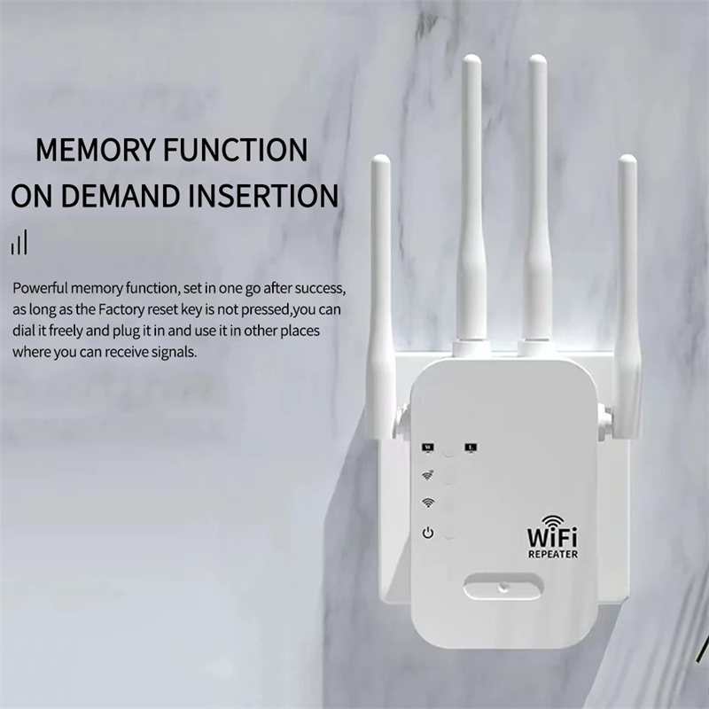 1200MbpsWiFiRepeaterWirelessWIFIExtender5G24GDual-bandNetworkAmplifierLongRangeSignalBooster-2013083-2