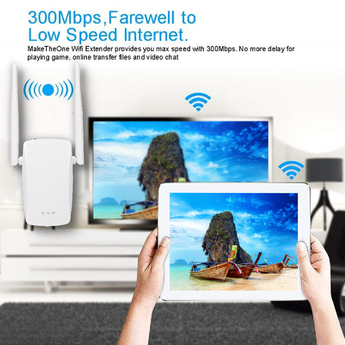 300Mbps24GWirelessWifiRepeaterAPRouterDualAntennaSignalBoosterExtenderAmplifier-1939053-3