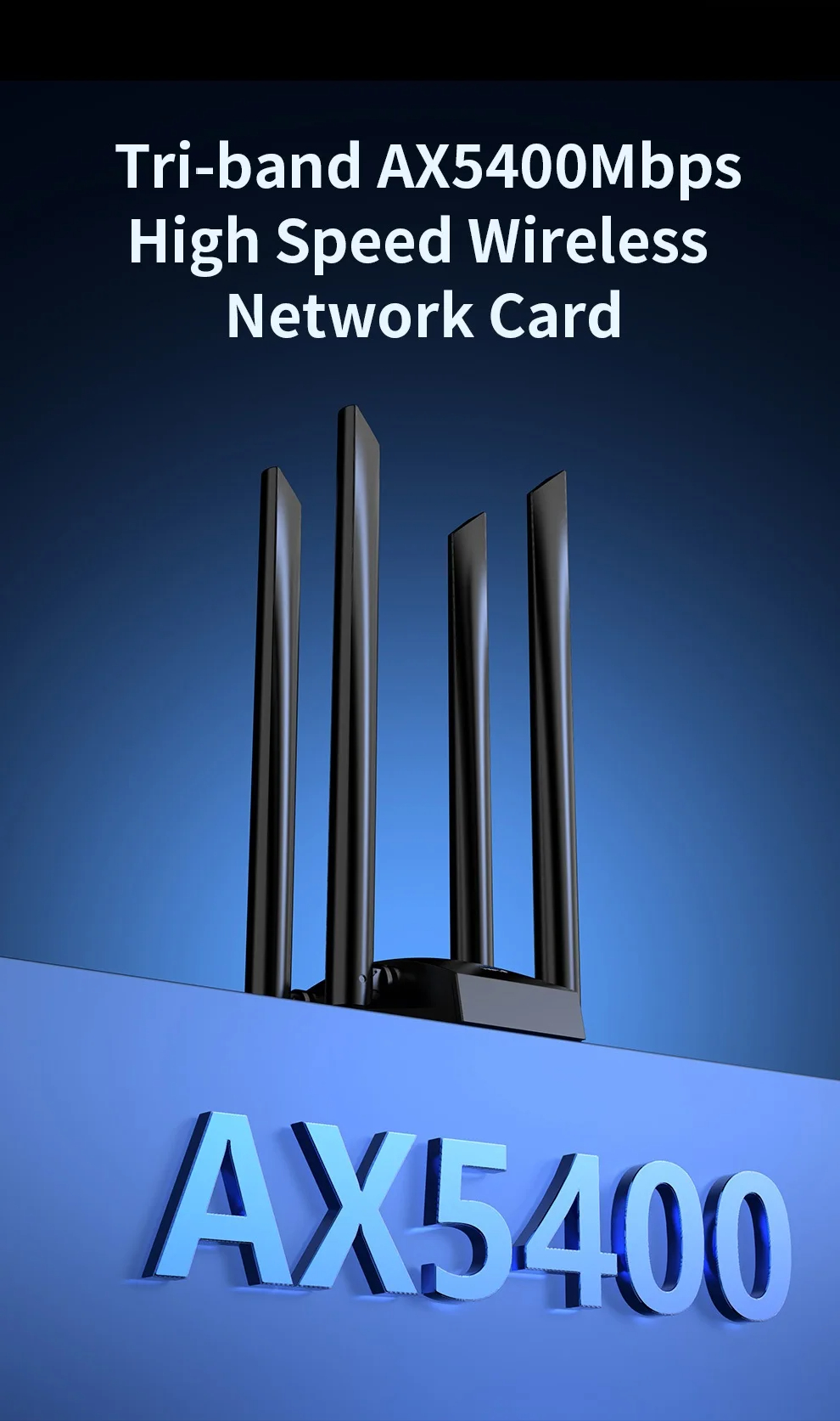 COMFASTCF-975AXUSB5374MWiFi6NetworkCardwith45dBiAntennasType-CtoUSB30Wi-fiDongle80211ax5Ghz6Ghz160mW-2008463-4