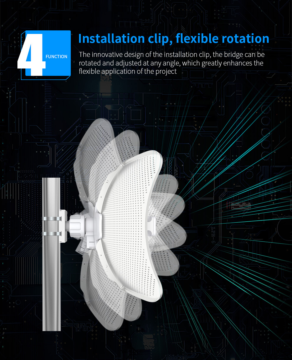 COMFASTCF-E319AV211KM900Mbps58GOutdoorLongRangeWirelessAPBridgeWiFiCPEAccessPoint26dBiAntennaWi-FiNa-1994688-11