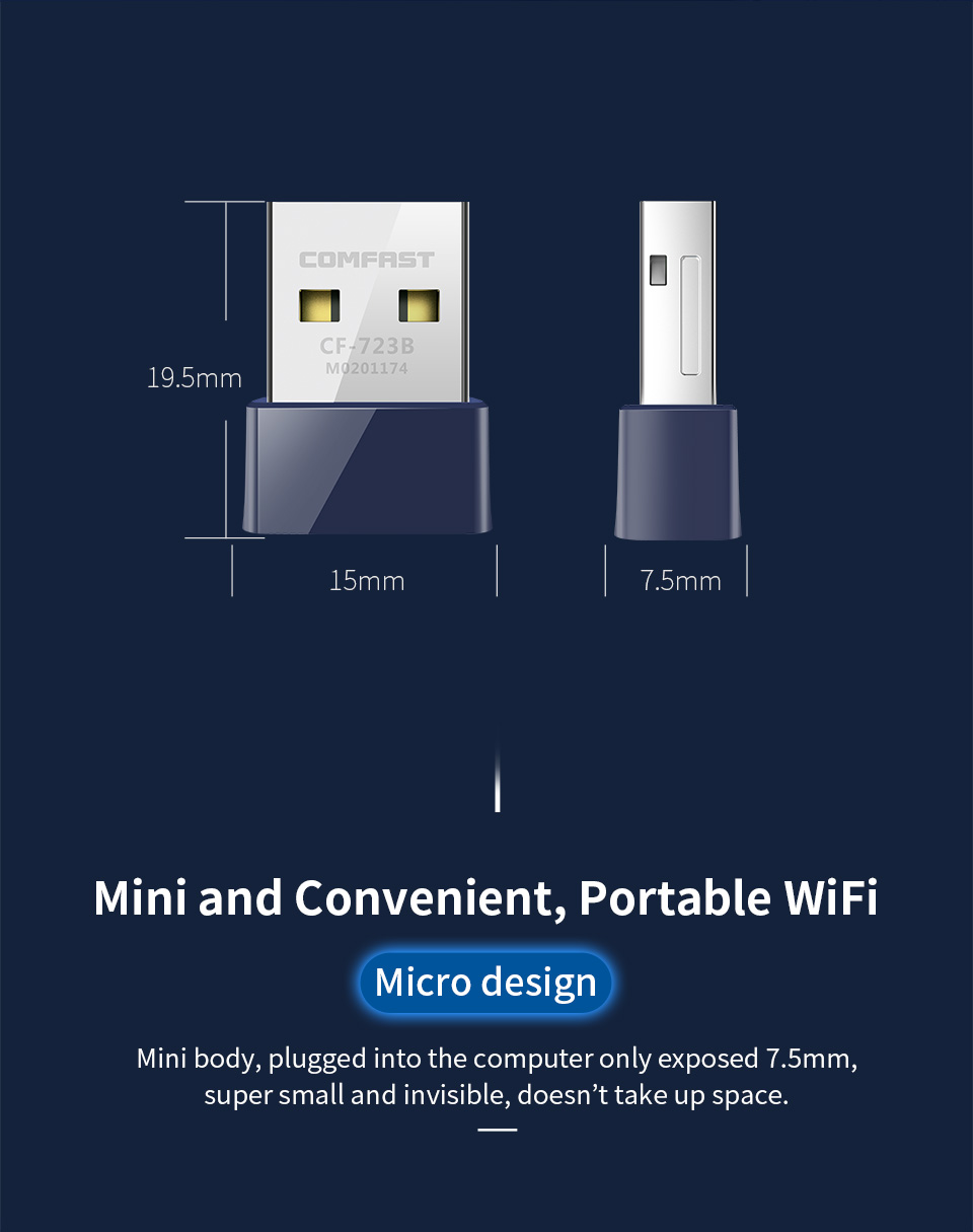 COMFASTCF723Bbluetooth40WirelessAdapterReceivingTransmitting2in1USB40USBAdapterbluetoothtransmitterN-1558407-7