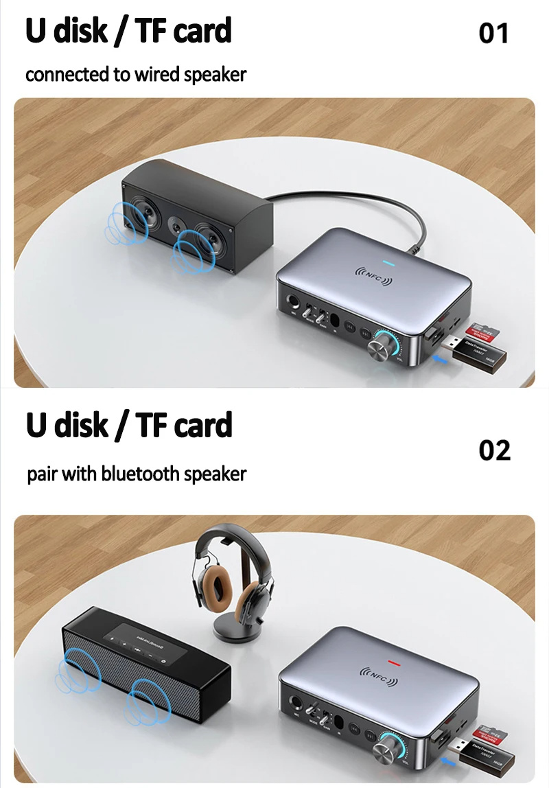 M16ProbluetoothAudioReceiverTransmitterNFCStereo35mmAUXJackOpticalCoaxialRCAWirelessAudioAdapterMicr-2001633-12